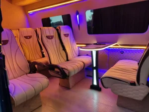 Mercedes Sprinter VIP Antalya airport transfer for groups and golf travel
