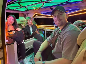 Luxuriöses Interieur Black Cab Antalya